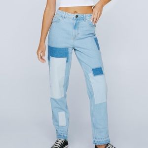 Patchwork Mom Jeans
